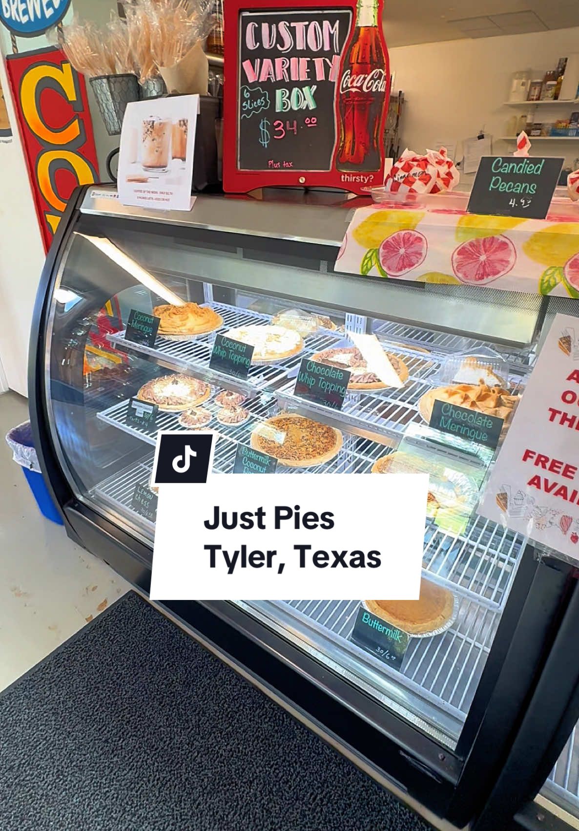 Just Pies 📍 2970 Old Henderson Hwy Tyler, TX 75707 ☎️ +1 (903) 570-8347 👩🏼‍💻 justpiestyler.com ⏰ Tuesday-Friday: 10AM-6PM        Saturday: 10AM-4PM 🥧 Homemade Pies 🥧 Made Frsh Daily 🍰 Whole or by the slice  🏆 Award Winning Flavors 🦃 Holiday Pre-orders #pie #tylertx #holidaycountdown #easttexas #dessert 