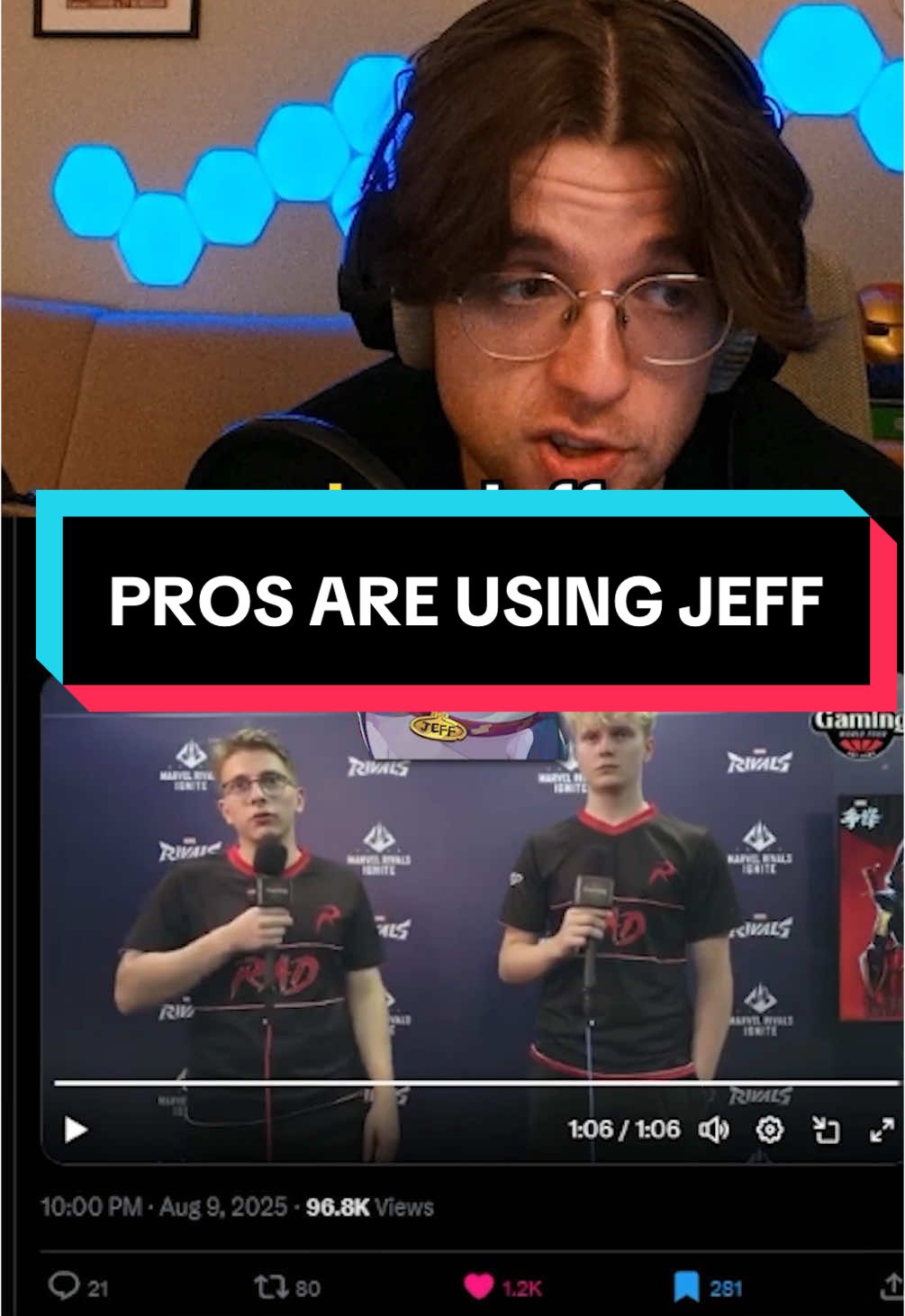 Pros are playing Jeff 💀 #marvelrivals #TheAbyssAwakens 