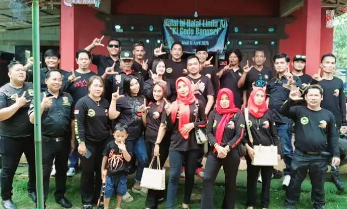 Sederhana dengan penuh makna Lindu aji Ki Gede Bangsri Halal Bihalal rutinitas tiap tahun.