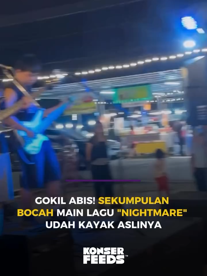 When kids can pull off a cover of Nightmare this good, you know the next generation of metalheads is in safe hands. 😱🎸 📹: neneroyalmusic on IG #KonserFeeds #KonserFeeds100KCelebration #avengedsevenfold