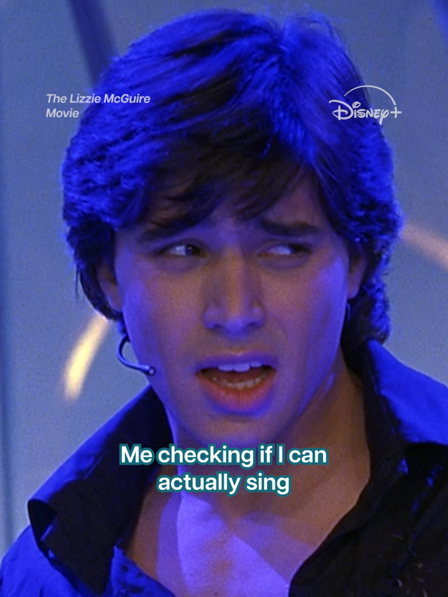 That's a definite no. Stream The Lizzie McGuire Movie, a #DisneyPlusThrowback, on Disney+.