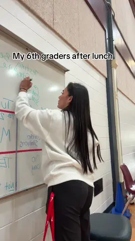 My afternoon classes be coming in with different energy after lunch🫠 but I did tell them PE is the only class they will be encouraged to run and scream as loud as they want😅 #pecoach #middleschool #physicaleducation #coach #teacher 
