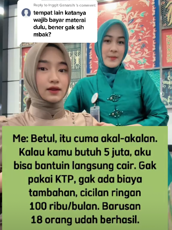 sudah banyak testi dari nasabah baru kami ya bund dan sudah pada cair semua Alhamdulillah 🙏🏻😍 #pinjamanuang #pinjamankoperasi #pinjamancepat #pinjamanterbaru2025 #videotrending 