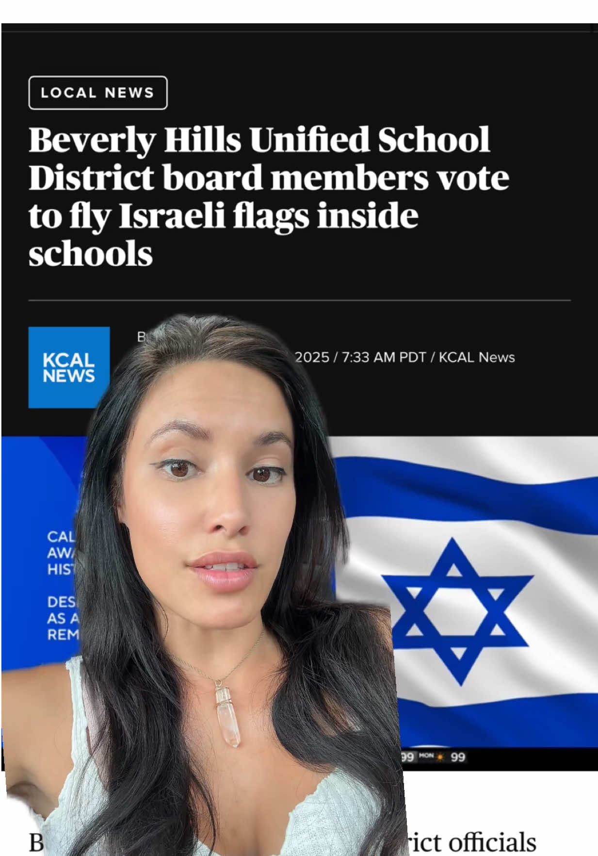 #BeverlyHills unified school board votes to fly #Israeli flag on public school property. One of the board members was born in Israel (which is just coincidence).  Information for board members who voted yes available at the end. All of this is public information provided by members themselves. 