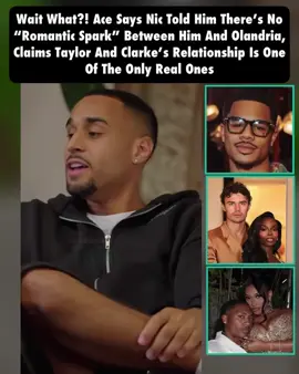 Not Ace spilling tea! So Nicolandria is all an illusion?! He says they just find each-other attractive but Taylor and Clarke are real. Thoughts? 😩😭 | 🎥: @speedymorman #aceloveisland 