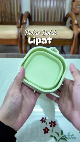 Senang nak bawak kemana-mana. Jimat ruang dan praktikal masa travel, camping atau jalan² 💖 #bekasmakananlipat #cawanlipat #botollipat 