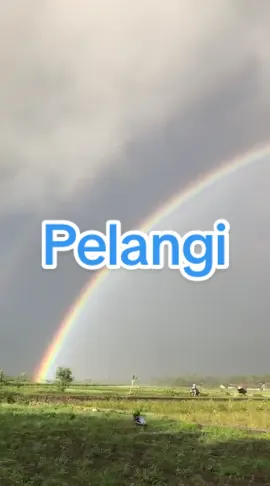 Indahnya pelangi di pagi ini #pelangi #pelangi🌈 