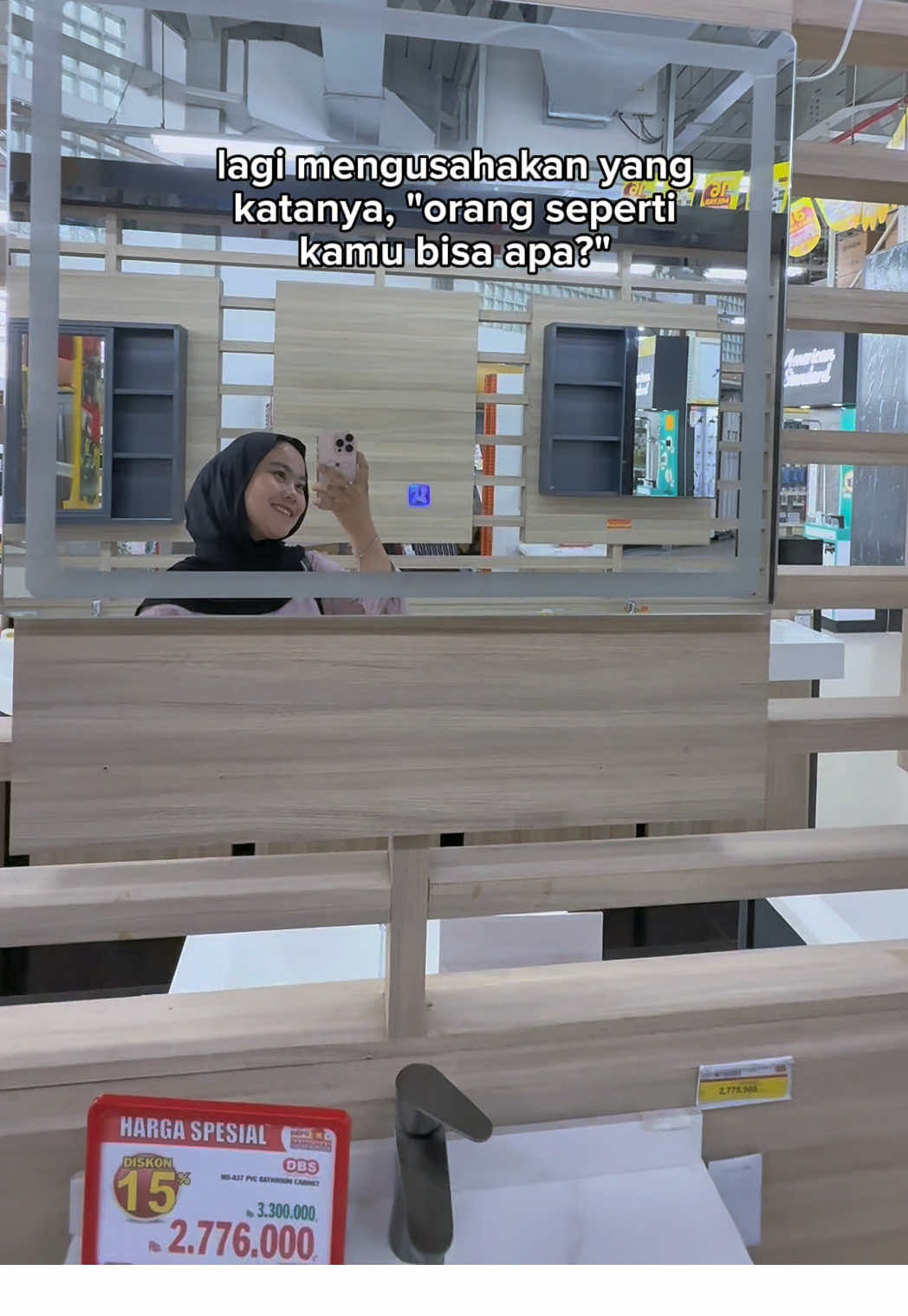 Bisa makan enak, jajan enak, bisa jalan jalan kapan pun🤏🏻🤪 #depobangunan #rumahminimalis #bangunrumah #fyp #tetangganyinyir 