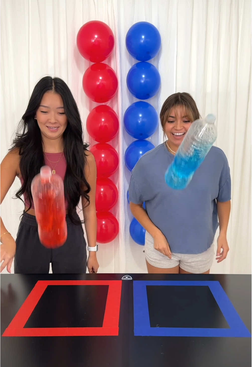 First to pop all balloons wins! Kailii vs Javonna #game #challenge #competition 
