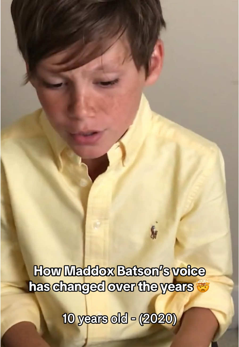 Maddox’s voice has changed so much! 🤯  #maddoxbatson 