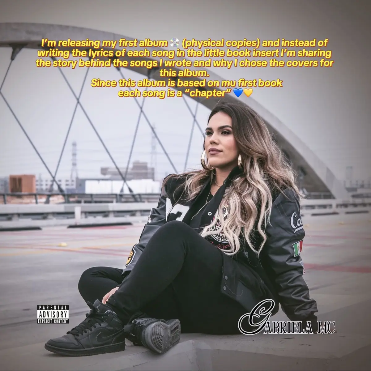 This album has a total of 10 songs. I will share those once I make the visuals for them.  With everything happening to our community a this time, it’s important that we humanize our ourselves. Tell your stories. Cook the food. Make art. Write poems. Remind them who they are trying to erase from the history books. This album is just one version of the first-gen experience and I hope it encourages others to share their own 💿🫶🏽 #firstgen #latinagrad #mexicana #pochita #chicana #chicano #paisa #sociologyofbailes #GabrielaMC 