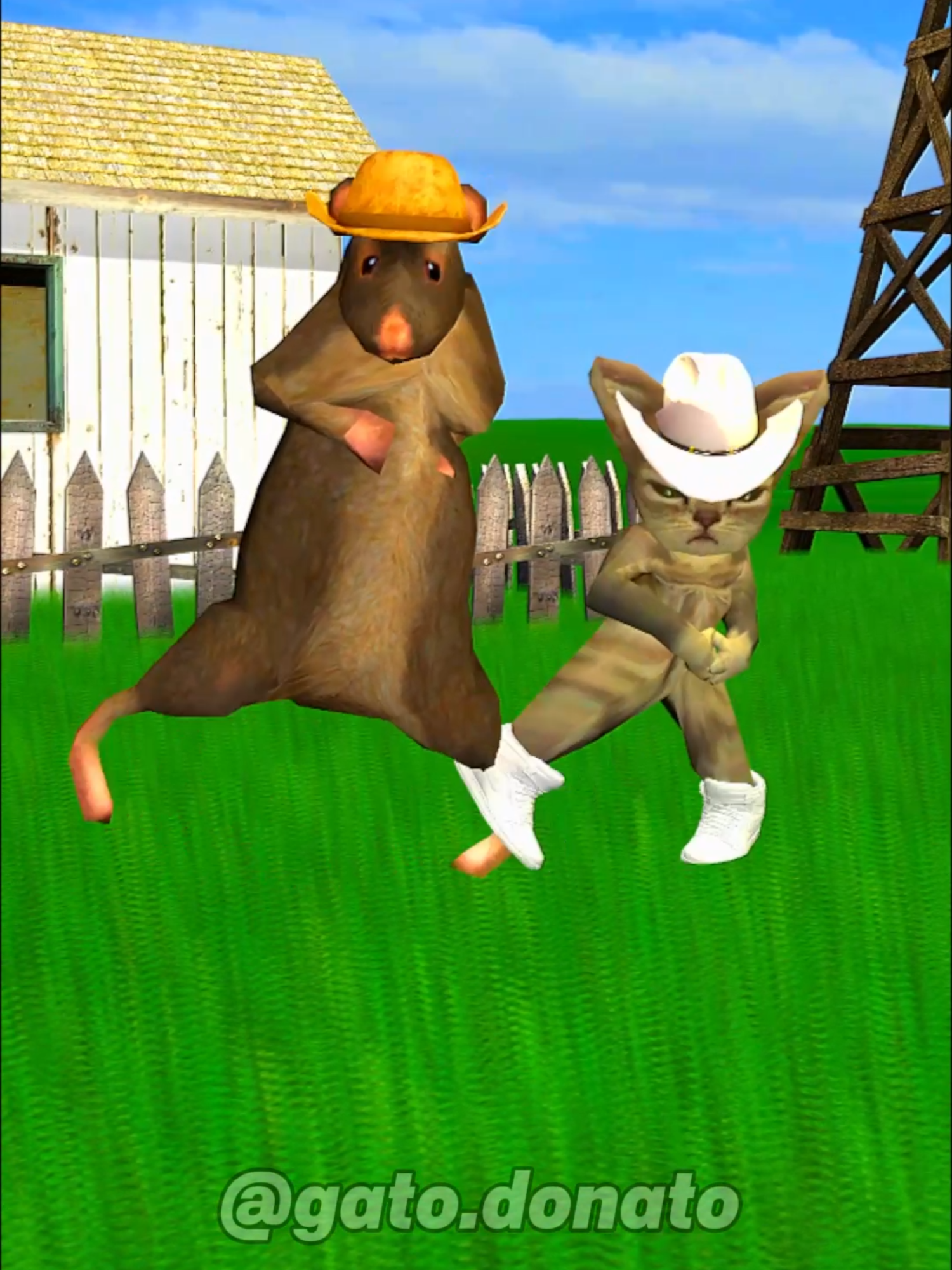 Verão Flow #gatodonato #gato #rato #cat #rat #musica #dança #gmod