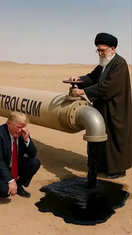 Oil Politics Drama: Unexpected Twist in the Desert! Trump vs Ayatollah Kamenai Shorts #fyp #shorts #funny #oil  #foryoupage❤️❤️