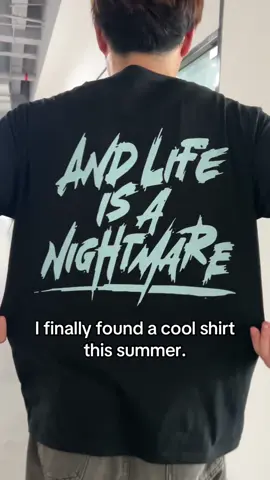 I finally found a cool shirt this summer.#tshirt #imjustakid #andlifeisanightmare #clothes #ootdfashion #oversizedshirt #outfitideas #style #fashion #videos #outfit #newshirt #america #tiktok #tiktokshop #fyp 