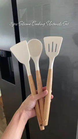 3pcs Cooking Utensils Set #cookingutensils #siliconecookingutensils #cookingutensilset #cookingtools 