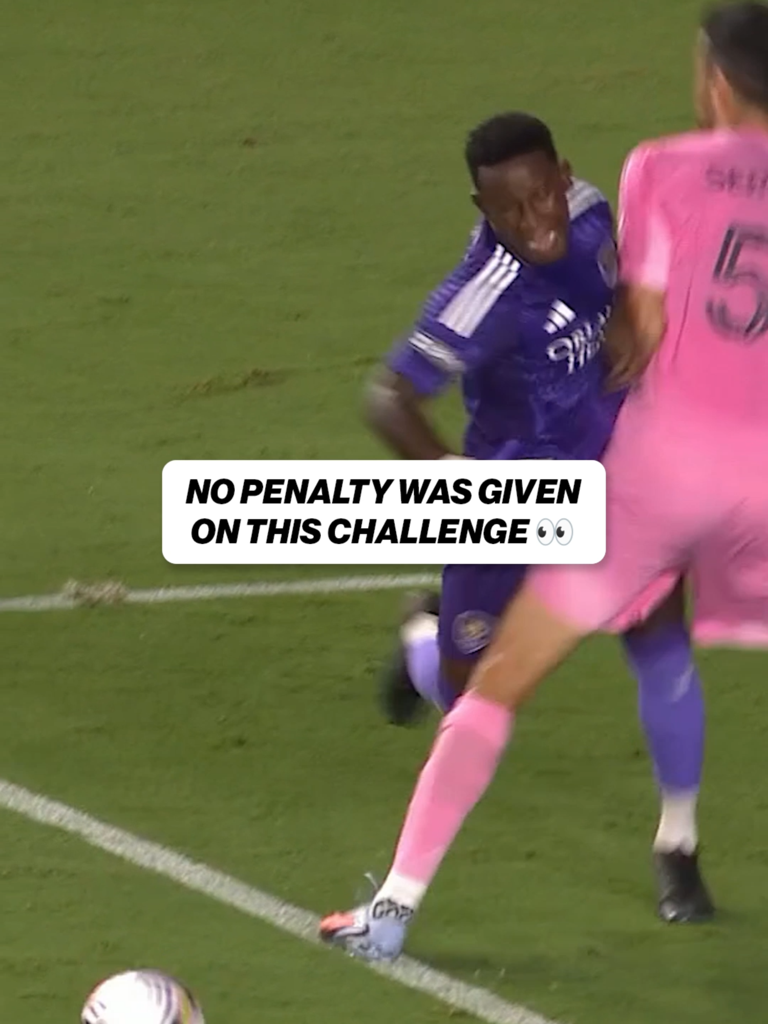Thoughts on the decision not to award a penalty to Orlando City after this challenge by Inter Miami? 🎥: @mls