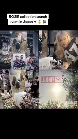 ROSIE collection launch event in Japan🇯🇵🐈‍⬛🥇😎🖤❤️‍🔥💥👑💫🙇#ROSÉ #roséblackpink #puma #foryoupage❤️❤️ #fypシ 