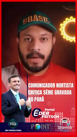COMUNICADOR NORTISTA CRITICA SÉRIE GRAVADA NO PARÁ O comunicador paraense usou as redes sociais para expor sua análise sobre a série “Pssica”, lançada recentemente na Netflix. Para ele, a produção não apenas conta uma história, mas também revela como o audiovisual nortista ainda é colocado em segundo plano no Brasil. Em seu desabafo, o comunicador destacou que o Norte costuma ser retratado de forma estereotipada, enquanto produções genuinamente paraenses já demonstraram capacidade de conquistar público e crítica. “O Norte não precisa de rótulos — o Norte é arte, cultura e potência”, afirmou, ressaltando que a região é frequentemente ignorada pela grande mídia nacional. Ele concluiu defendendo que o Norte não é “moda”, mas sim força, resistência e identidade. Segundo ele, o Brasil precisa reconhecer, mais do que nunca, o valor cultural da Amazônia e de seus criadores. #PortalEderFritsch #Pssica #Pará #CulturaNortista #Audiovisual