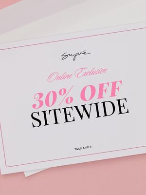 Best drop yet FREE gift with all orders $65+ & 30% off sitewide! Limited time only. T&Cs apply.