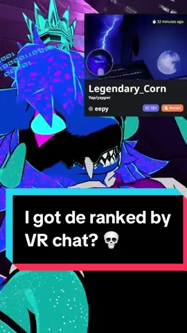 Crazy VR chat done DeRanked me that’s crazy oh well long as y’all know me right? 😎 Huffing tons of copuim fr but not that deep just a rank and needed something to make a video about so here it is hopefully a better upload tomorrow :D and as per usual join the Discord link in bio and give me video ideas in my server! ^^ #Furry #Funny #Vrc #Rant #StoryTime 