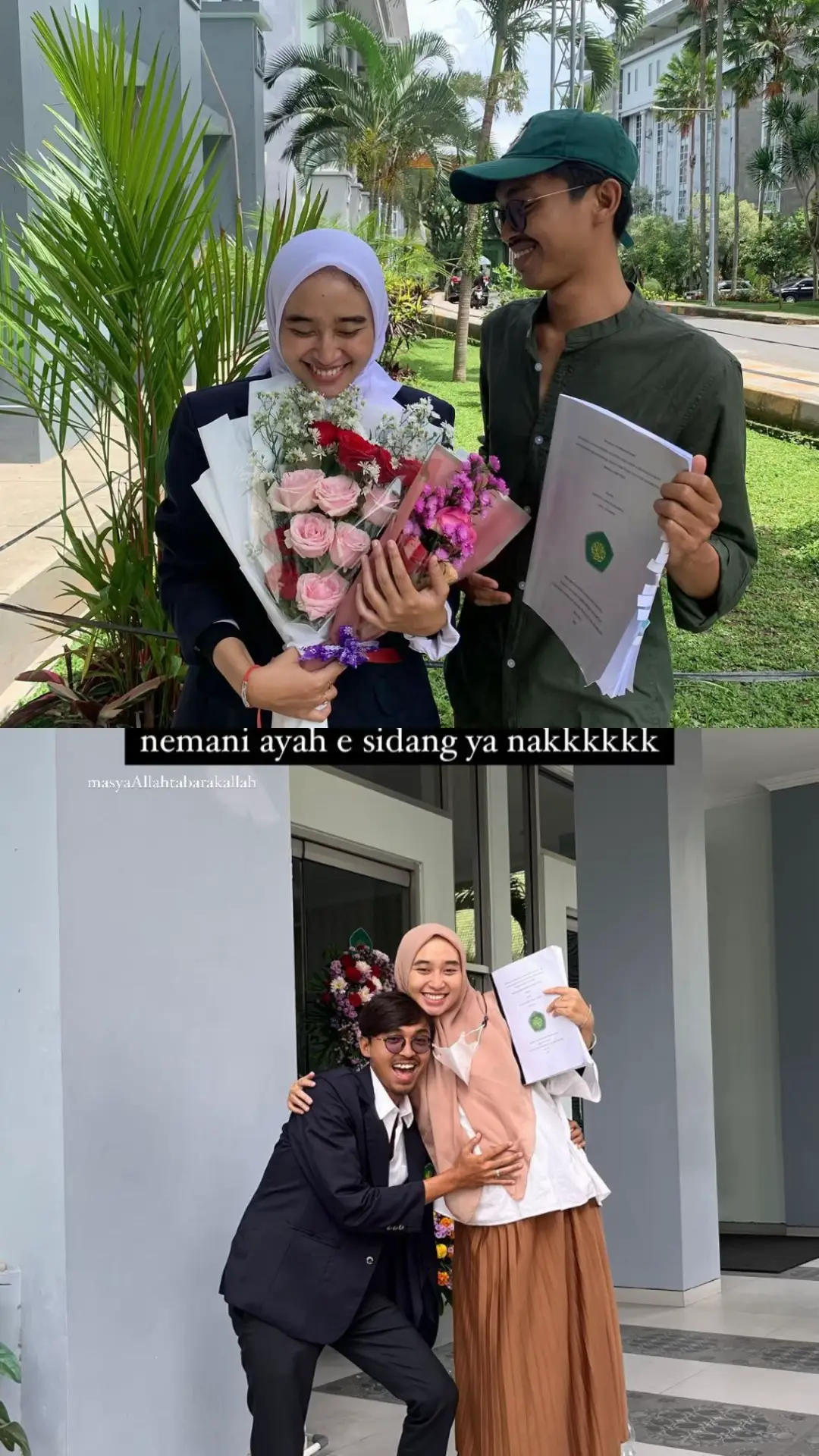 dah berhasil jadi dua anak wkwk #uinmalang #fyp #masyaallahtabarakkallah 