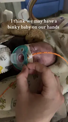 He demands I stand here and hold it to his mouth hahaa #nicu #preemie #newborn #momtok #32weeks 