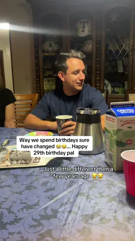 The big 29 sheeshhh… Happy birthday pal. No fun anymore 