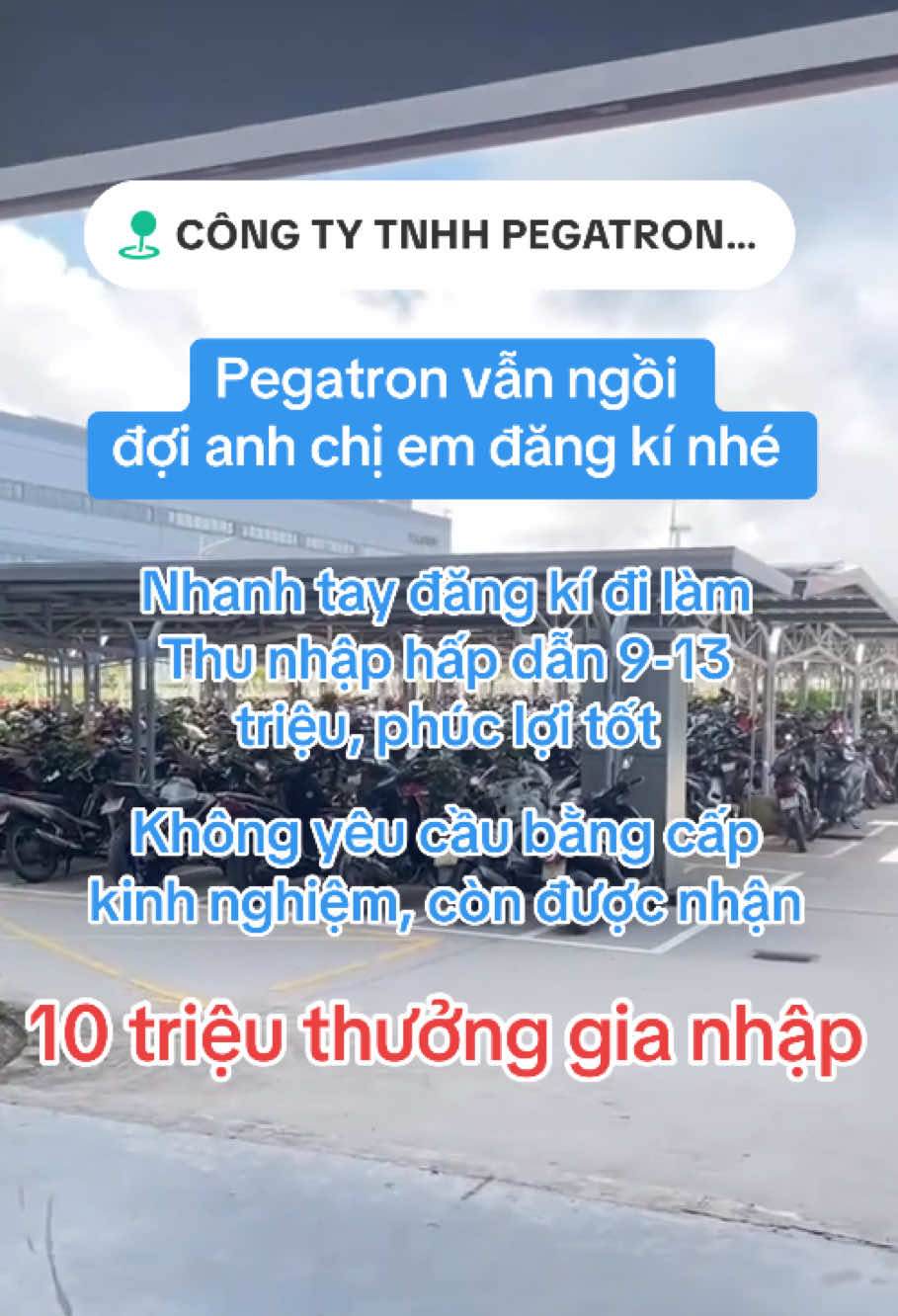Bên mình vẫn đang tuyển nhá, ace đăng kí ngay ạ ❤️❤️❤️ #PegatronVietnam #VieclamHaiphong #laodongphothong #TuyendungPegatron #TuyendungPegatron 