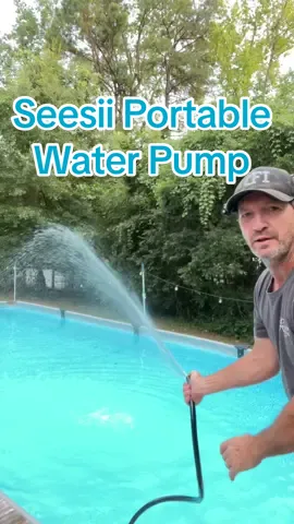 @Seesii_US @Seesii Power Tools #waterpump #portablewaterpump #powerfulwaterflow 