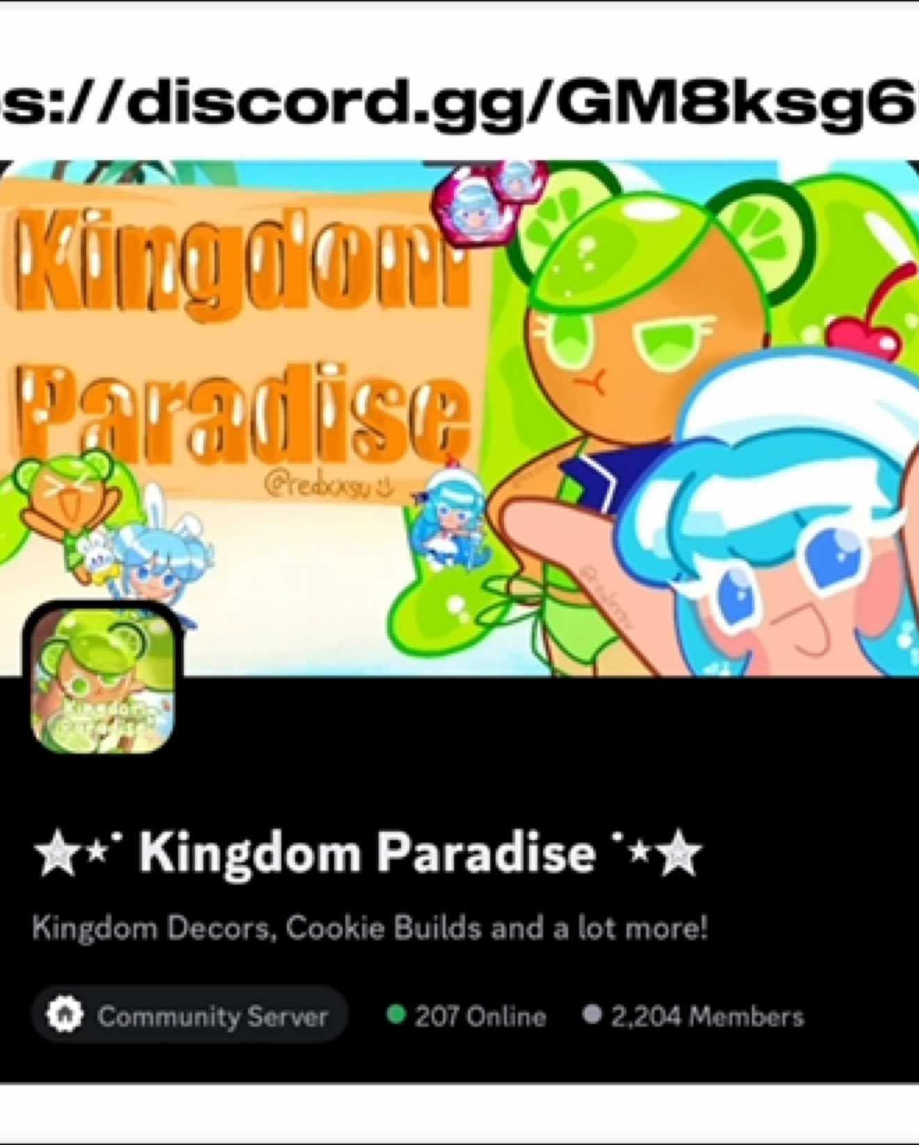 JOIN US 🩵 [LINK IN THE COMMENTS] #cookierunkingdom #crk #discord #server #post 