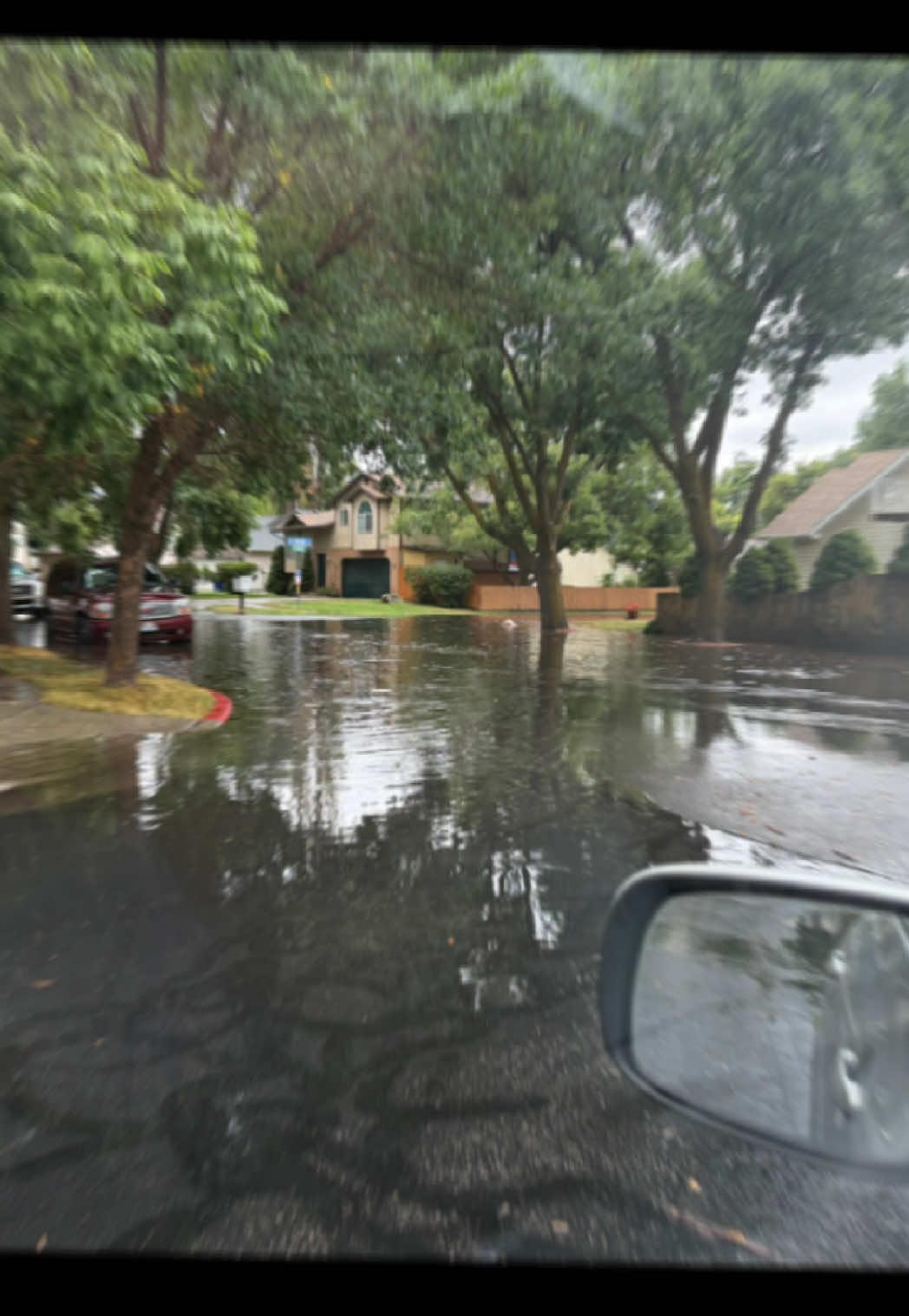 My car took a swim today 🐠 #flood #utahweather #storms #ogdenutah #carsoftiktok 