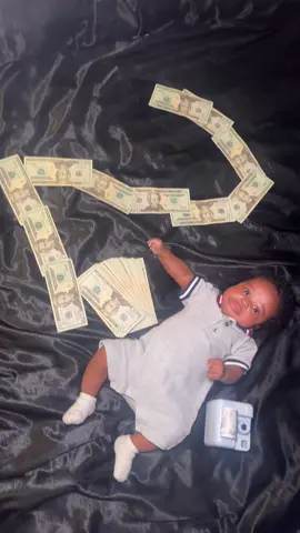 our ghetto photoshoot for our baby’s 2 months😂😂 #gettinmoney 
