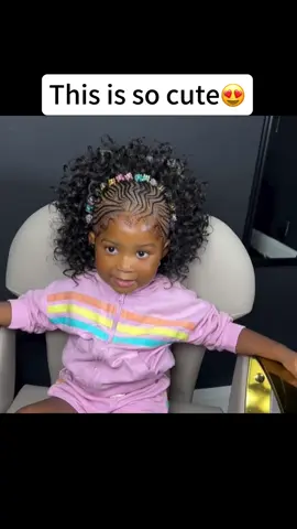 So cute hairstyle 😍 #cutehairstyles #explorepage #hairjourney #blackgirlmagic #fypシ゚viral #fypage 