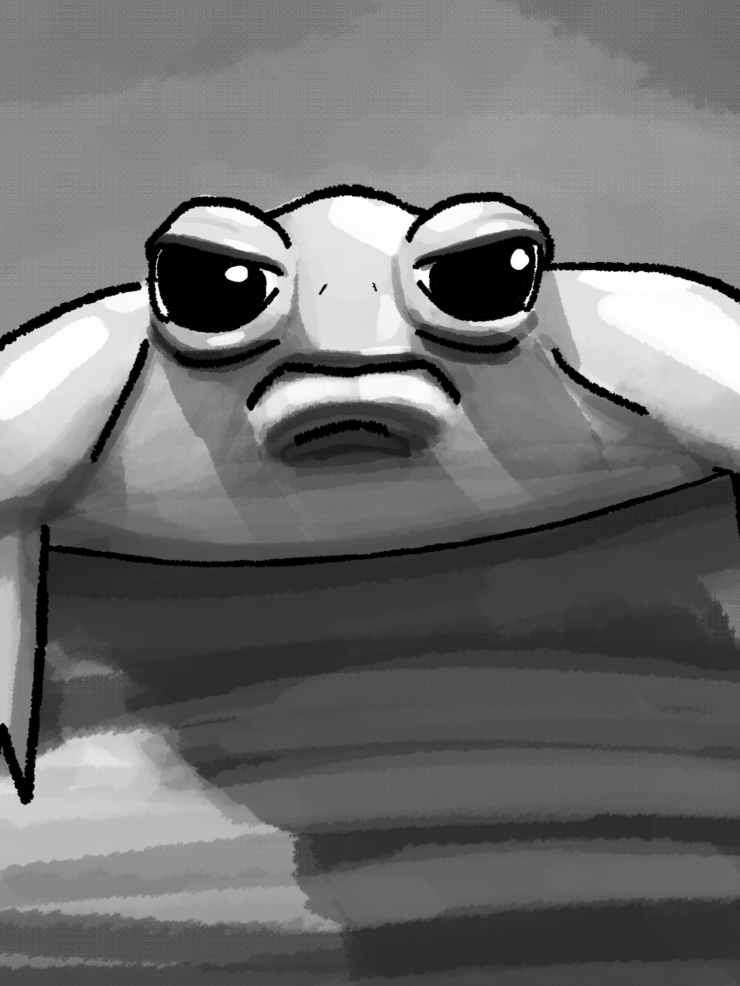 You ever see frogs do this and then they just like sit there after like this #frog #funny #animation