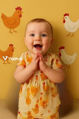 Chicken banana funny dance 😂  #kids #fyp #kidstiktok #viral #aivideo 