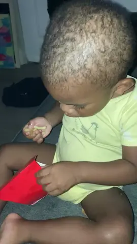 He was looking hard for some more fries