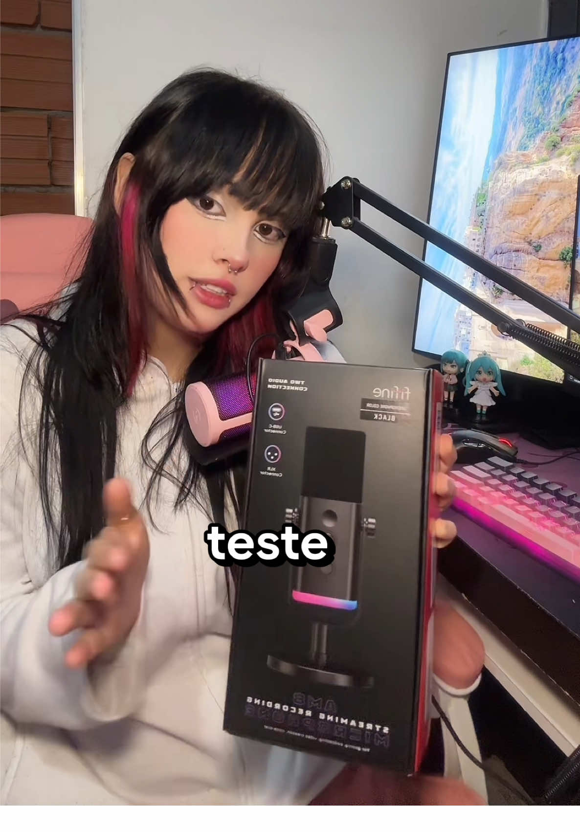 Testando fifine AM8 #pcgamer #microfone #custobeneficio #viral 