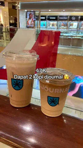 Buaruan cek djournal coffe terdekat ditempat kalian guys 🙌🏻🙌🏻 beli vouchernya ditiktok aku ini dan langsung tukarkan di outlet terdekat kalian ✌️😍 #djournalcoffee #fyp 