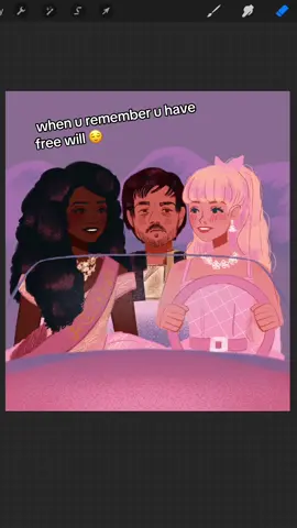 thank you @Rayana for curing my art block 🙏🏽 #starwars #barbie #illustration #art #fyp 