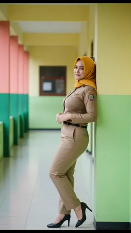dah ditunggu dr td lho 🤫 #pnsmuda #pnscantik #mamamuda #jilbabcantik #cewekcantik 