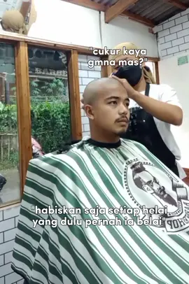 segalau itu mas? #magicalbarber #botak #galau #pangkas #barbershop #bogor #indonesia 