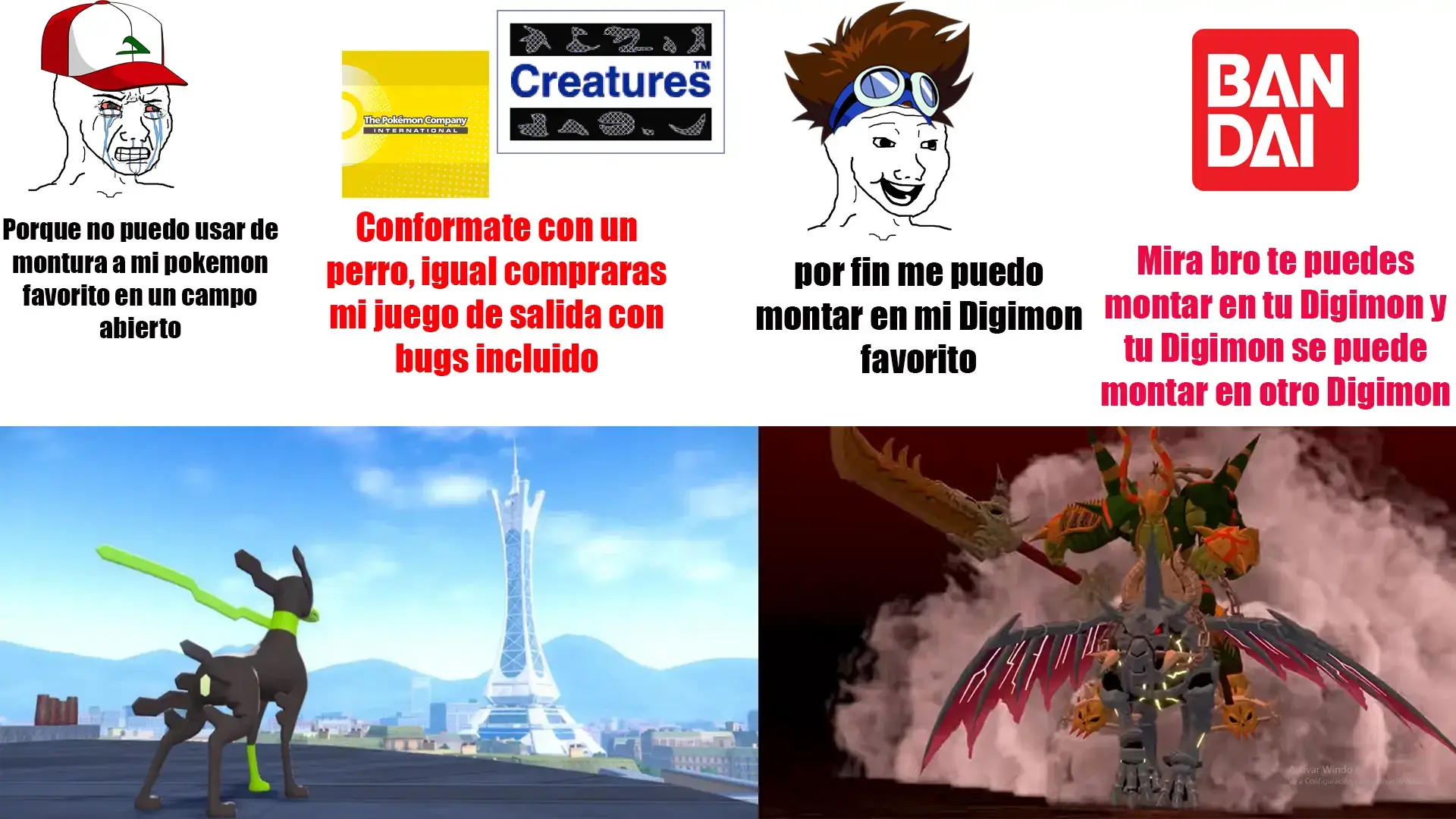 aunque sabemos que Pokémon venderá solo por ser Pokémon, el estándar de los fans de Pokémon es muy bajo que defiende que su compañía aún reutilice modelos de la Nintendo 3DS  #pokemon #digimon #anime #animeedit  #shortvirals 