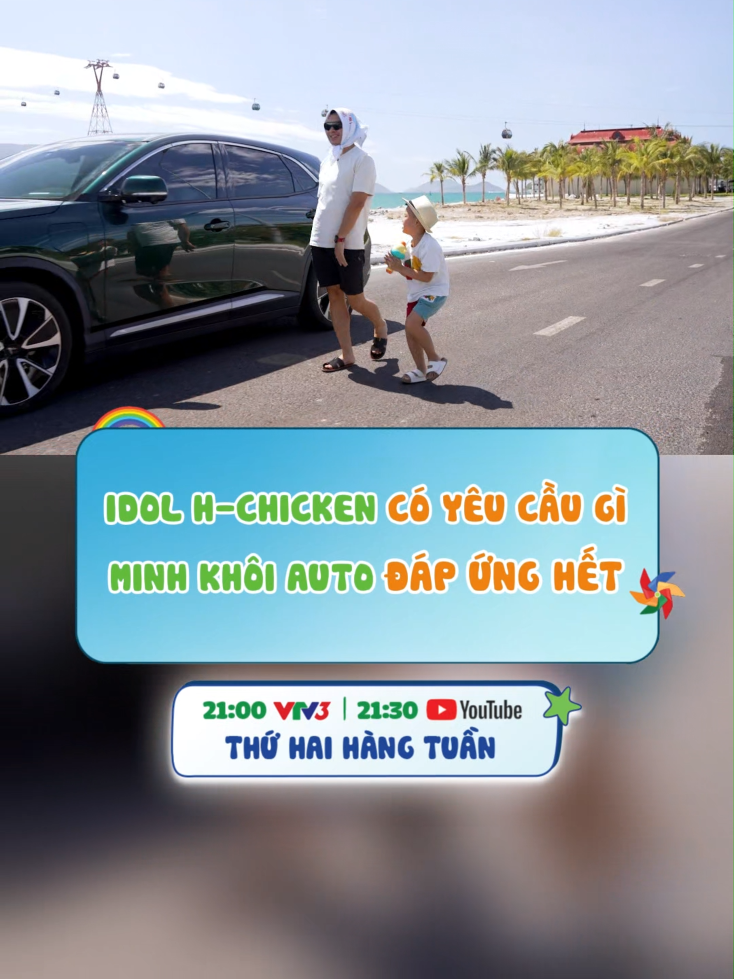 Được chiều hết ý, chỉ cần idol H-chicken cần thì Minh Khôi Auto và VF8 có đó #BoOiMinhDiDauThe2025 #BOMDDT #booiminhdidauthe #TikTokGiaiTri #VinFast #Uocmoxanh #VF8 #xuhuong #fyp