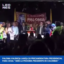 🇨🇴| La senadora Paloma Valencia oficializó su aspiración presidencial de cara a las elecciones de 2026 y descartó los rumores que la vinculaban con una lista al Senado. “Seré la próxima presidente de Colombia”, aseguró con firmeza, dejando claro que su camino está trazado hacia la Casa de Nariño. Con este anuncio, Valencia se suma a la contienda política con un discurso centrado en el futuro del país, en un momento marcado por la polarización y la necesidad de liderazgos fuertes para enfrentar los desafíos nacionales. #colombia #bogota #uribe 