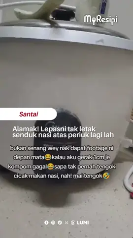 Tidak!! Min dah lah memang letak senduk nasi macam ni selalu. Aiy loya pula tekak rasa sekarang 😅 Video : FadhliFarhiDaie