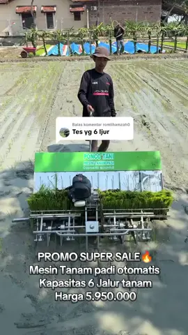 INOVASI MESIN TERBARU✨ Mesin Tanam padi otomatis  Tanam 6 jalur persis Harga 5.950.000 fullset #fyppppppppppppppppppppppp #fypdong #pastifyp #mesin 