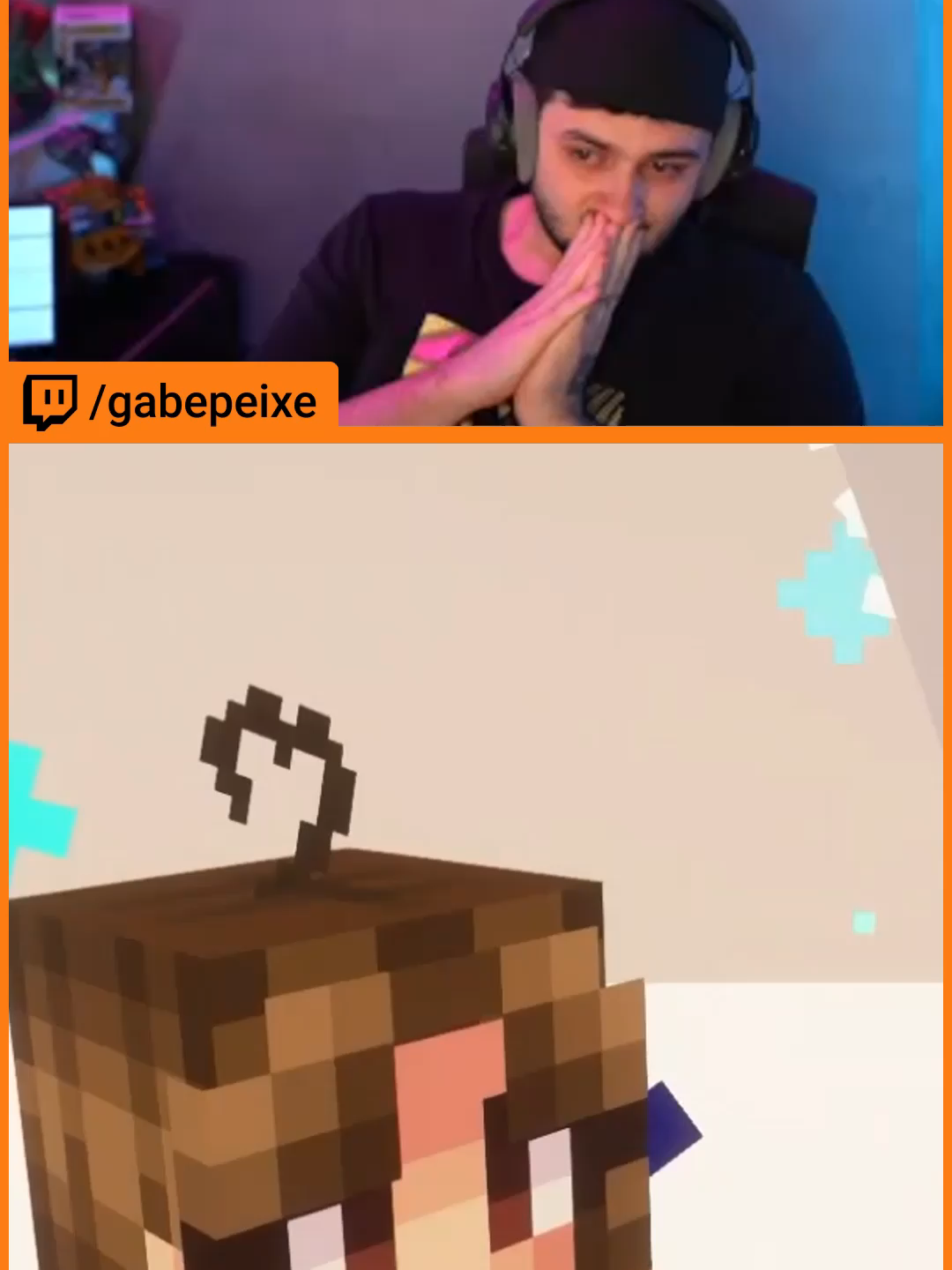 Assim acaba a temporada 2 do Arkanis... #cortesgabepeixe #gabepeixe #loudgg #gabe #react #arkanis #Minecraft