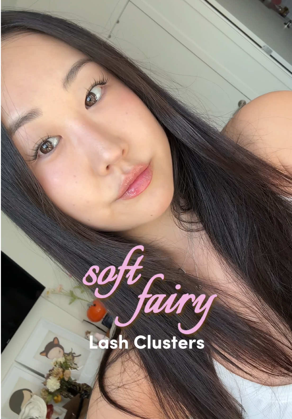 My new fav lashes 🪽 #lashcluster #lashtutorial #diylashextensions #wispylashes #fairylashes 