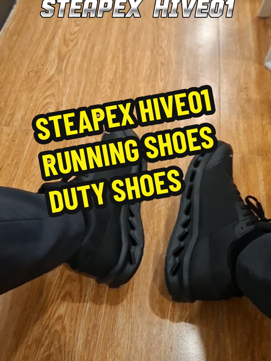 sapatos na pwede pang duty ng mga pnp at bjmp #blackshoes #runningshoes #pnp #bjmp #steapex 