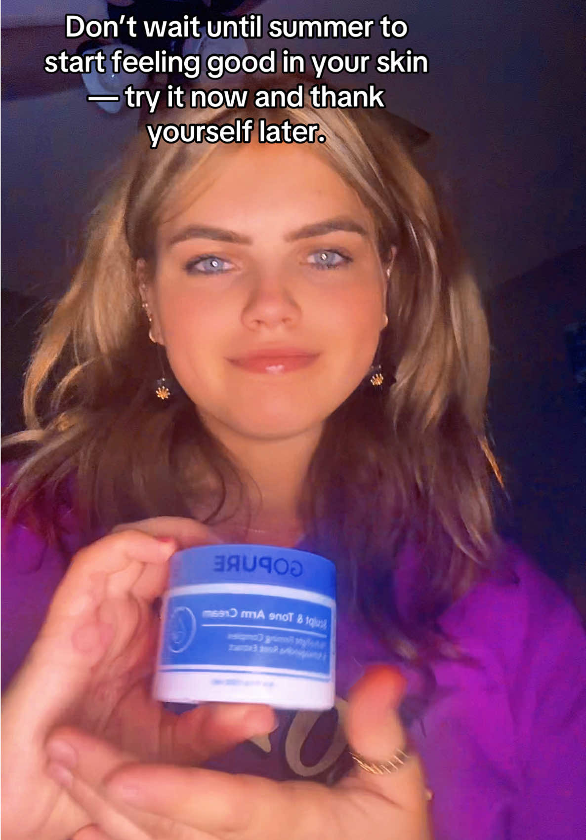 I used to hate how stubborn my arms felt no matter what I did. This sculpt + tone cream has been a total game-changer ✨ It hydrates, firms, and makes me feel more confident in my own skin. 💜 Sometimes the little things make the biggest difference. #ArmToning #BodyConfidence #TikTokMadeMeBuyIt #FirmAndTone #SculptingCream 